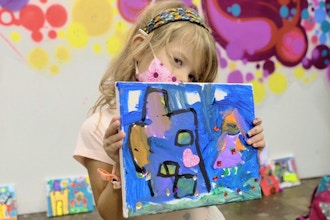 Kids Weekend Art Fun: Painting + Mixed Media
